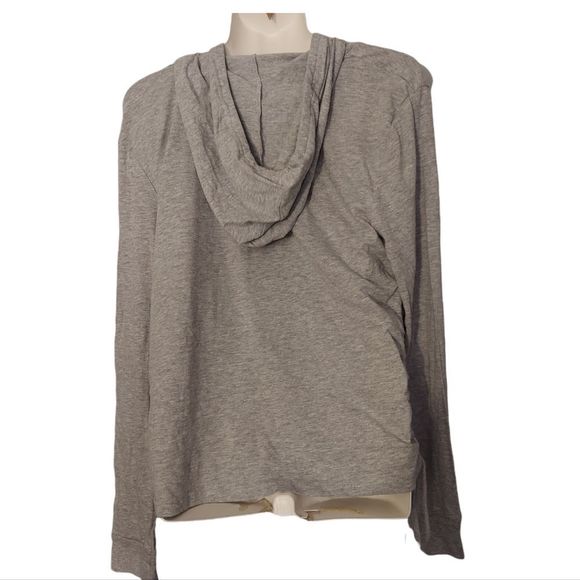 Gray Anime Cartoon Hoodie Long Sleeve Tee NWT - Picture 2 of 4